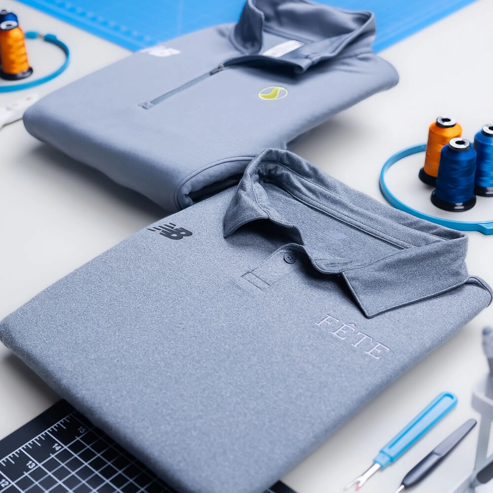 Comfort-first custom apparel encourages daily wear, driving visibility for your logo. 